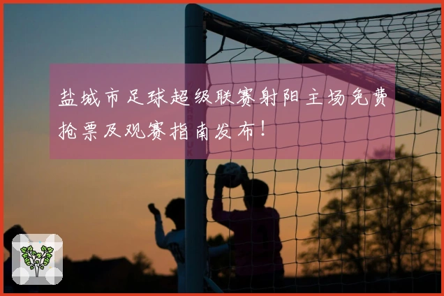 盐城市足球超级联赛射阳主场免费抢票及观赛指南发布！